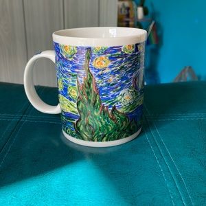 Starbucks Starry Night Van Gogh Coffee Mug EUC